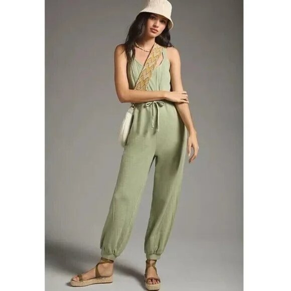 Daily Practice by Anthropologie Oros Jumpsuit Dress Pull-On Cotton 2X PS